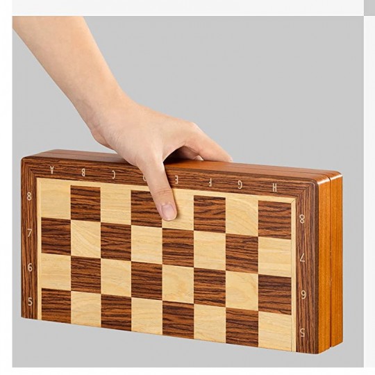 Jeu d'Echecs Bois Pliable Deluxe - Marqueté - Ambassador Ambassador - 5