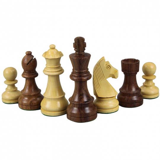 Pièces d'échecs staunton n°5 - Cases 50mm Loisirs Nouveaux - 1