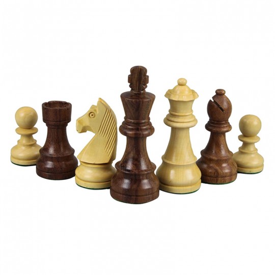 Pièces d'échecs staunton n°3 - Cases 40mm Loisirs Nouveaux - 1