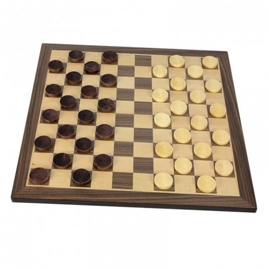 Jeu de dames françaises 29 cm Loisirs Nouveaux - 1