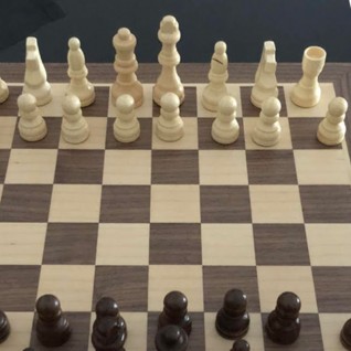 Coffret d'échecs magnétique 30 cm avec tiroir de rangement