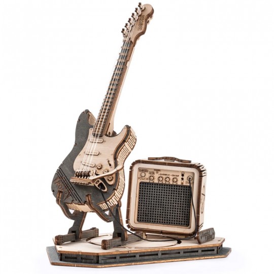 Electric guitar - Puzzle en Bois 3D Rokr - Boutique BCD JEUX