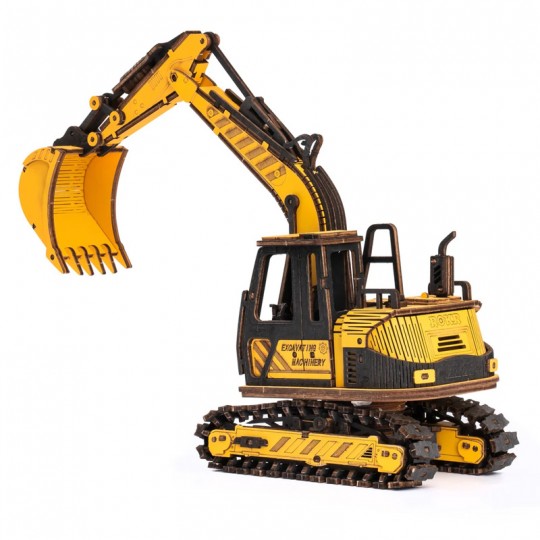 Pelleteuse - Puzzle en Bois 3D Rokr Rokr - 1