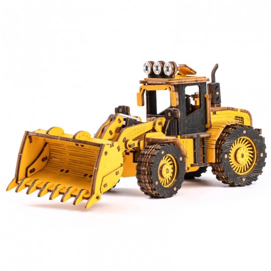 Bulldozer - Puzzle en Bois 3D Rokr Rokr - 1