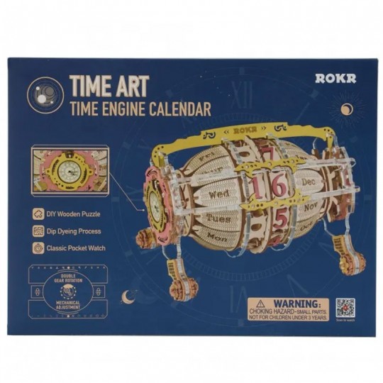 Time Engine Calendar - Puzzle en Bois 3D Rokr Rokr - 2