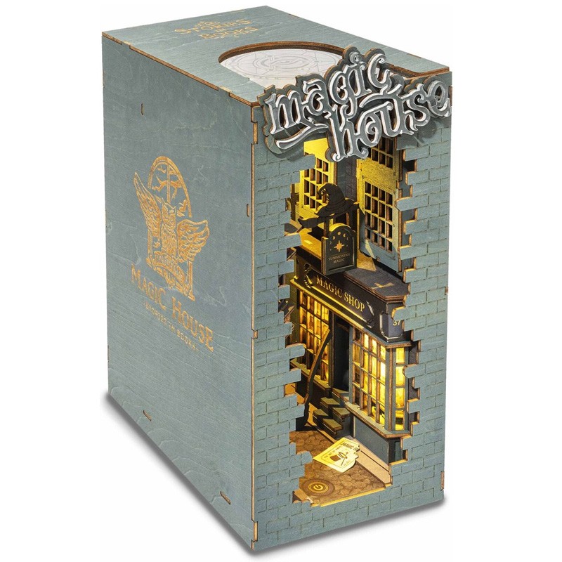 Magic House - Book Nook - Miniatures 3D DIY Rolife - Boutique BCD JEUX