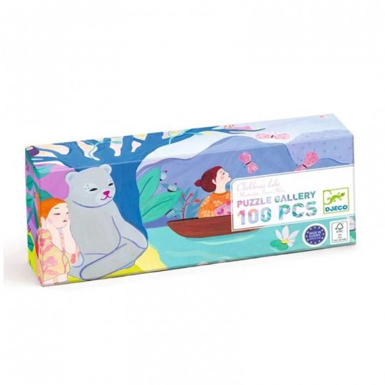 Puzzle Gallery 100 pcs Children's lake - Djeco Djeco - 1