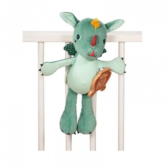 Peluche musicale en coton bio Joe le dragon - Lilliputiens Lilliputiens - 2