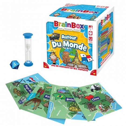 BrainBox : Voyage autour du Monde (Edition 2022) green board games - 2