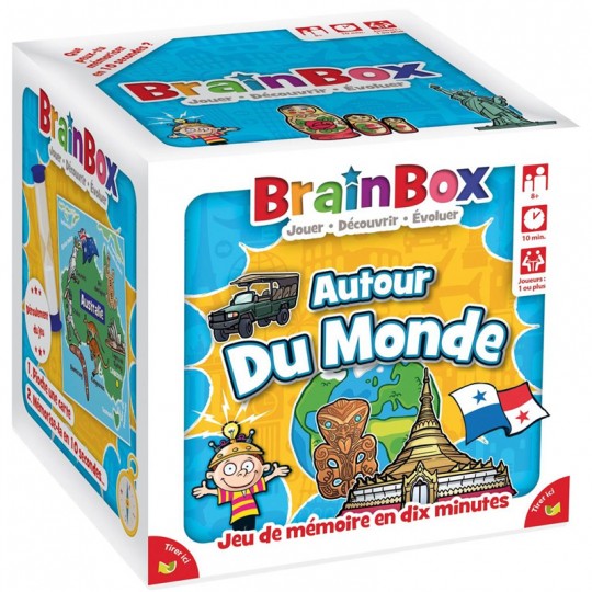 BrainBox : Voyage autour du Monde green board games - 1