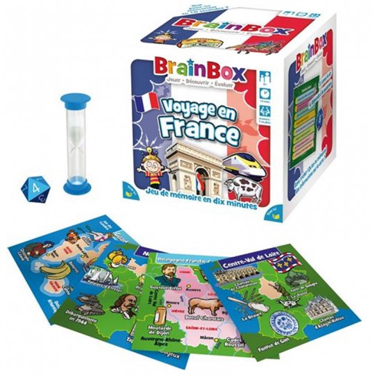 BrainBox : Voyage en France (Edition 2022) green board games - 2