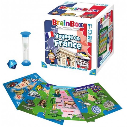 BrainBox : Voyage en France green board games - 2