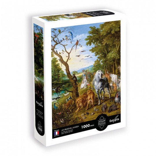 Puzzle 1000 pcs Entrée des animaux dans l'Arche de Noé : Brueghel l'Ancien - Calypto Calypto - 1