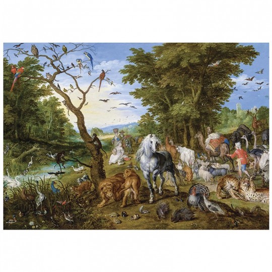 Puzzle 1000 pcs Entrée des animaux dans l'Arche de Noé : Brueghel l'Ancien - Calypto Calypto - 2