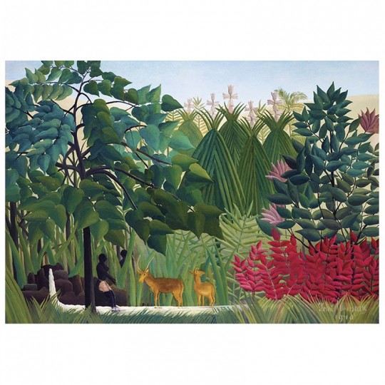 Puzzle 1000 pcs La cascade : Le Douanier Rousseau - Calypto Calypto - 2