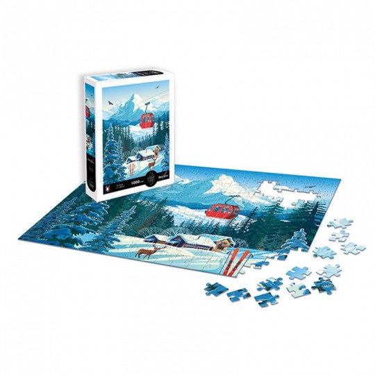 Puzzle 1000 pcs Village de montagne : Studio Sentosphère - Calypto Calypto - 2