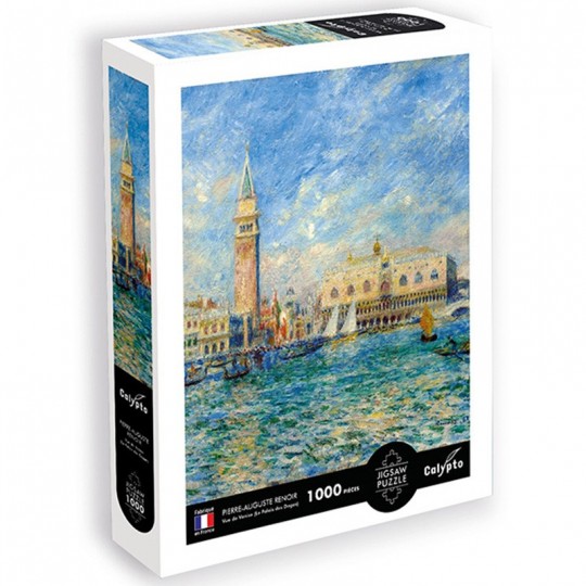 Puzzle 1000 pcs Vue de Venise : Pierre-Auguste Renoir - Calypto Calypto - 1