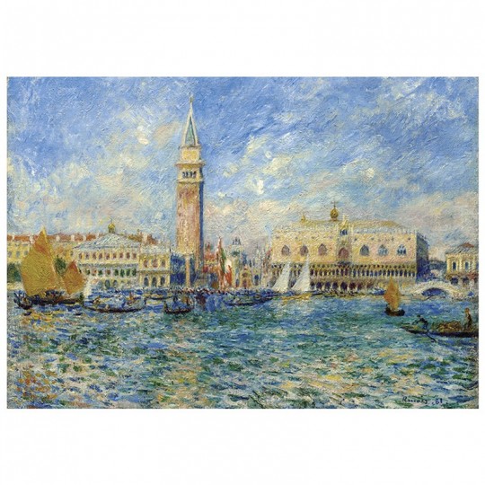 Puzzle 1000 pcs Vue de Venise : Pierre-Auguste Renoir - Calypto Calypto - 3