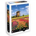 Puzzle 1000 pcs Champs de tulipes : Hollande - Calypto