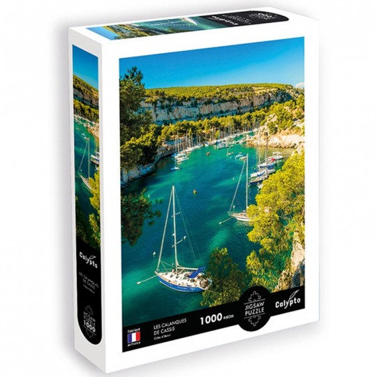 Puzzle 1000 pcs Les Calanques de Cassis : Côte d'Azur - Calypto Calypto - 1