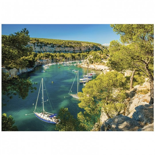 Puzzle 1000 pcs Les Calanques de Cassis : Côte d'Azur - Calypto Calypto - 3