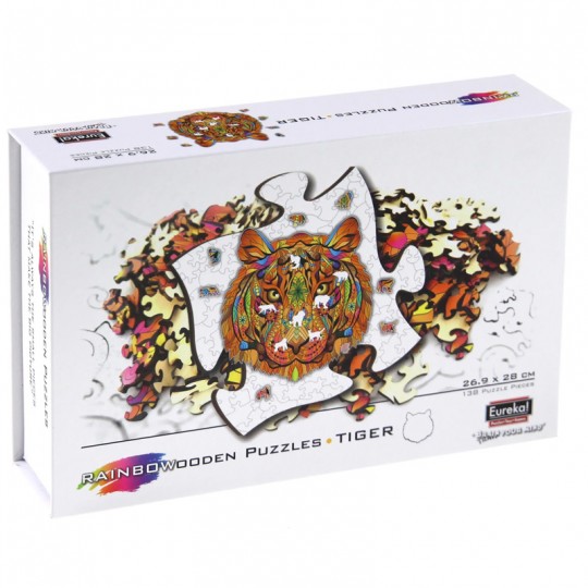 Puzzle 3D Tigre  Casse Tête Bois