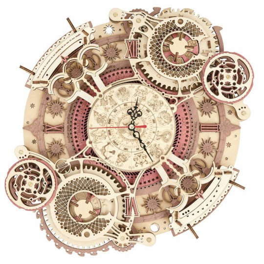 Zodiac Wall Clock - Puzzle en Bois 3D Rokr Rokr - 1