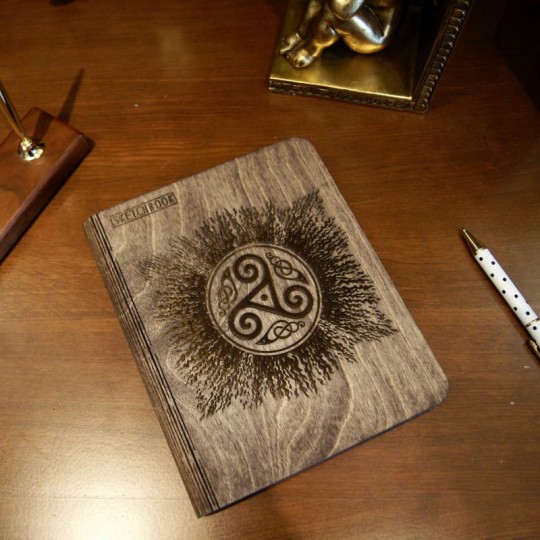 Carnet en bois Sketchbook Triskell - Creatif Wood Creatif Wood - 4
