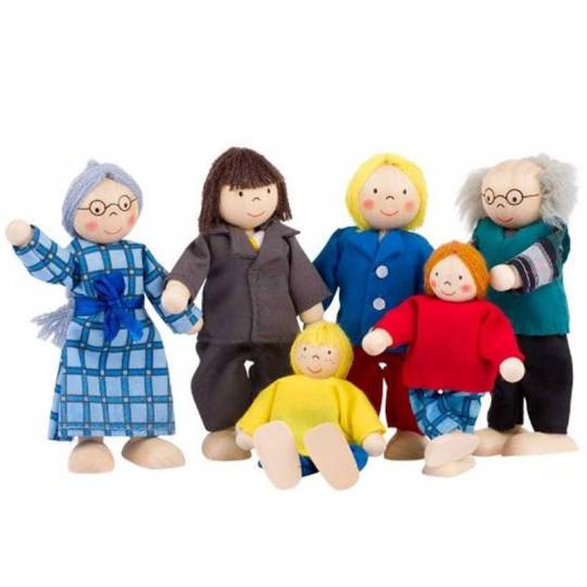 Poupées articulées - Famille citadine - Goki Goki - 1