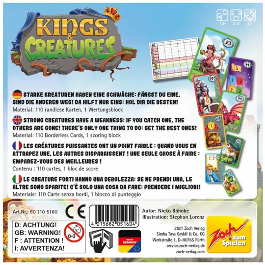 Kings & Creatures Zoch zum spiel - 3