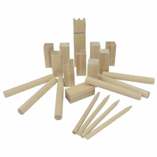 Jeu de Viking Kubb - sac coton Goki - 1