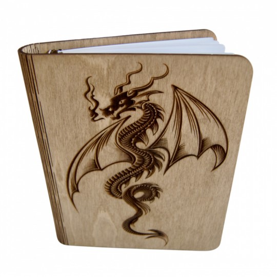 Carnet en bois Sketchbook Dragon - Creatif Wood Creatif Wood - 1