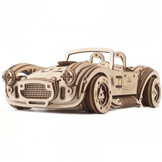 Maquette voiture en bois : Bolide U-9 - Ugears - Rue des Puzzles