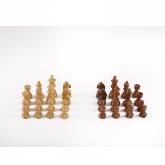 Pièces d'échecs staunton n°5 - Cases 50mm Loisirs Nouveaux - 4