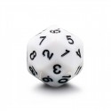 Dé 30 faces Décompte Blanc HD Dice - 1 Dé 30 faces Décompte Blanc HD Dice - 1