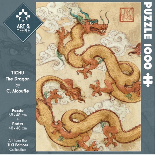 Puzzle 1000 pcs Tichu - Art&Meeple Art&Meeple - 1