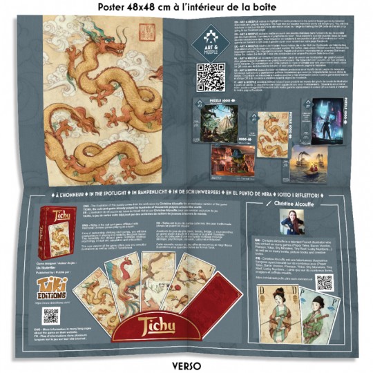 Puzzle 1000 pcs Tichu - Art&Meeple Art&Meeple - 3