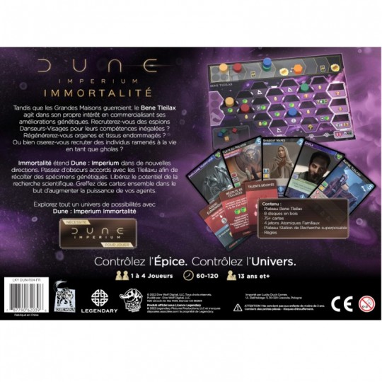 Extension Immortalité - Dune Imperium - Lucky Duck Games - BCD JEUX