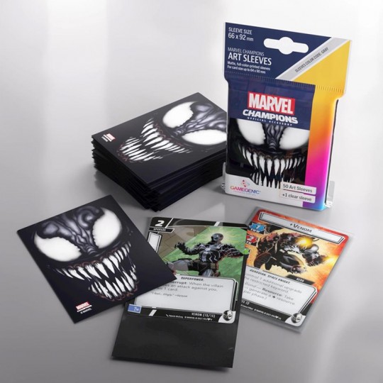 GG : 50 sleeves Marvel Champions FINE ART - Venom Gamegenic - 2