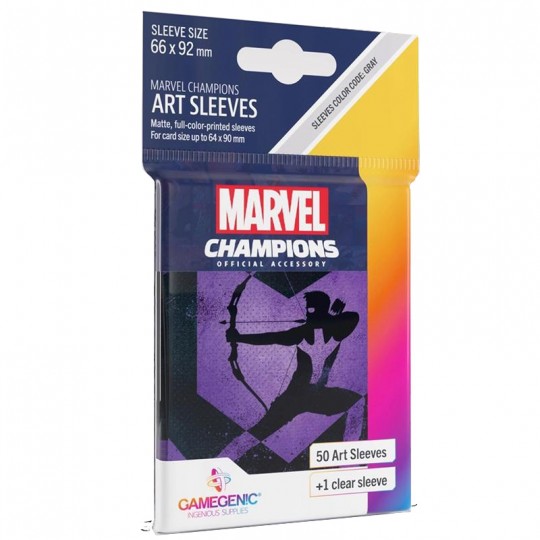 GG : 50 sleeves Marvel Champions FINE ART - Hawkeye Gamegenic - 1