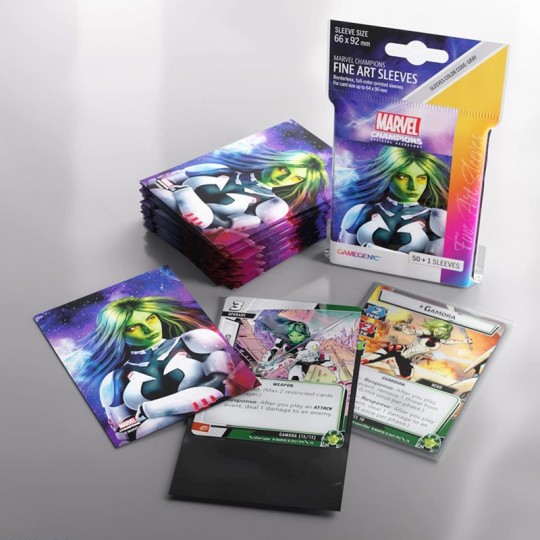 GG : 50 sleeves Marvel Champions FINE ART - Gamora Gamegenic - 2