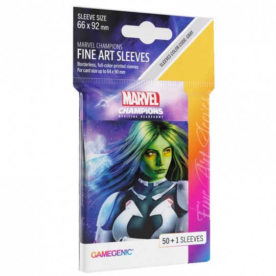 GG : 50 sleeves Marvel Champions FINE ART - Gamora Gamegenic - 1