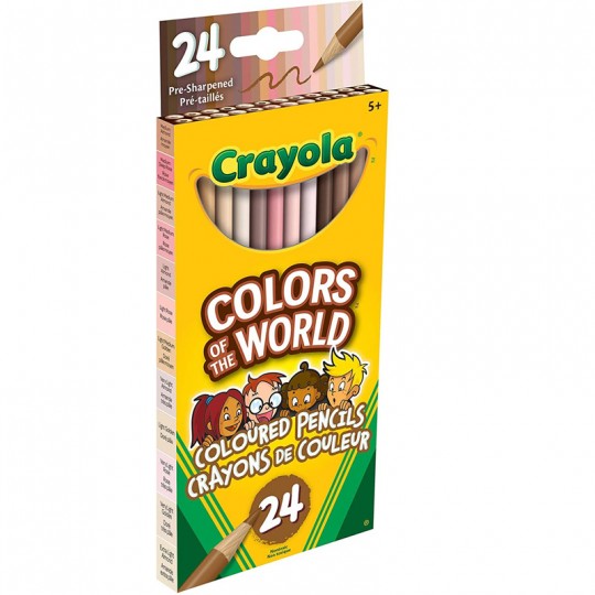 24 crayons de couleurs "Couleurs du monde" - Crayola Crayola - 2