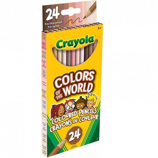 24 crayons de couleurs "Couleurs du monde" - Crayola Crayola - 2