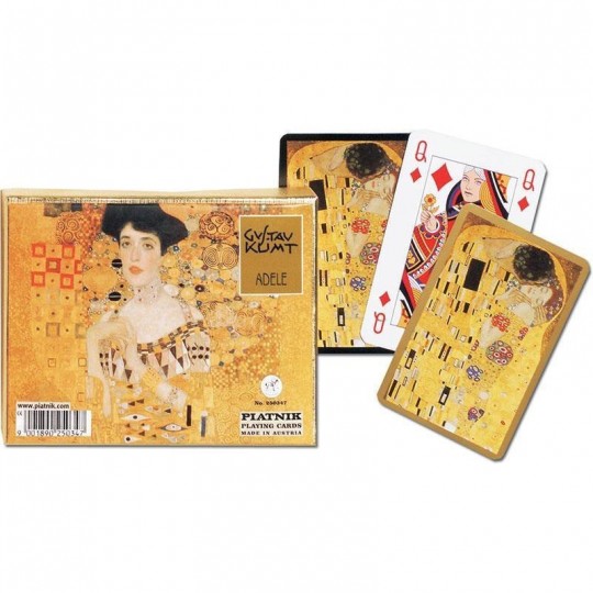 2 Jeux de 55 cartes Gustave CLIMT Adèle Piatnik - 1