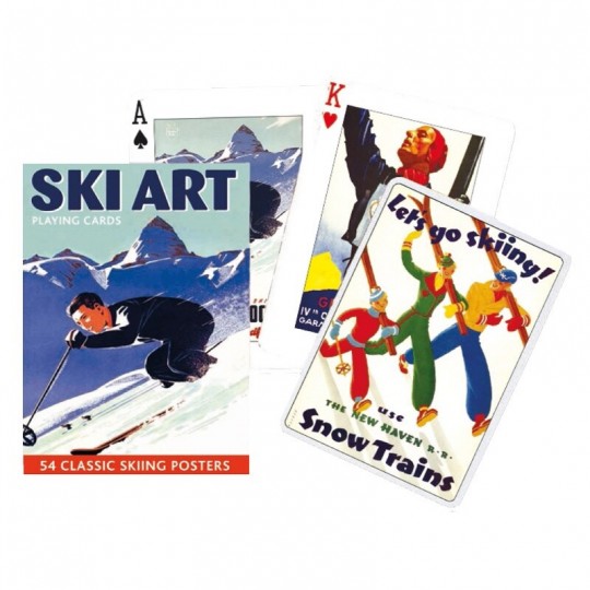 Jeu de cartes Skiart Piatnik - 1