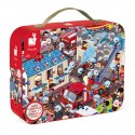Puzzle d'observation pompiers 208 pièces Janod - 1 Puzzle d'observation pompiers 208 pièces Janod - 1