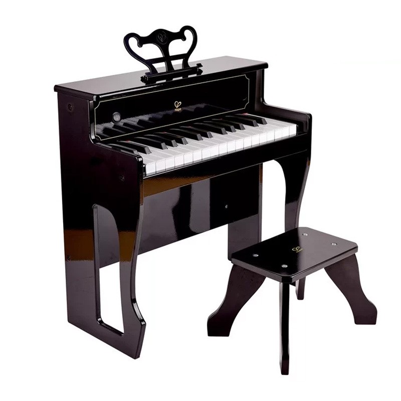 Piano avec apprentissage interactif noir - Boutique BCD JEUX