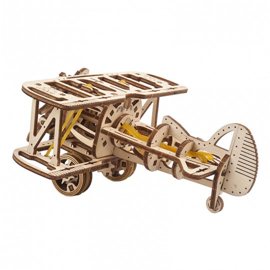 Mini-Biplan UGEARS - Puzzle 3D Mécanique en bois UGEARS - 2