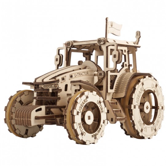 Le Tracteur gagne UGEARS - Puzzle 3D Mécanique en bois UGEARS - 1